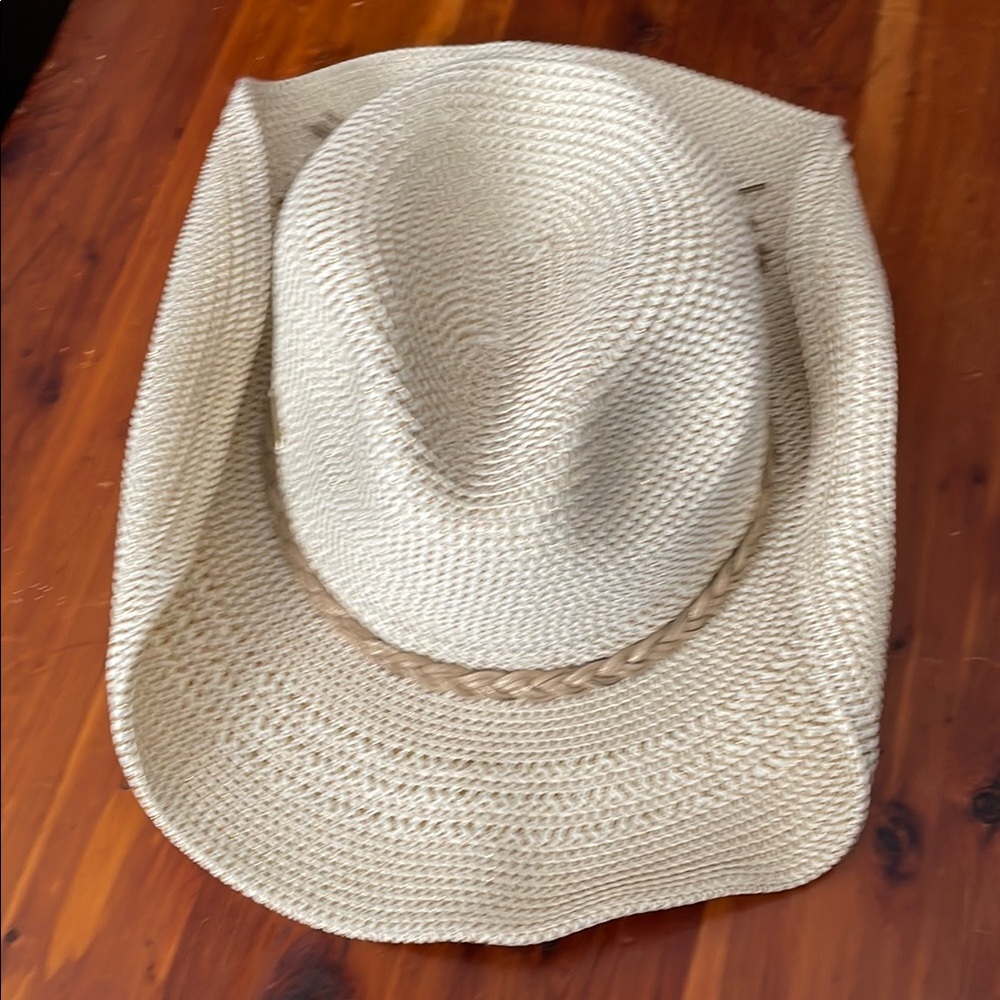 Cream Straw Womens Sun Hat